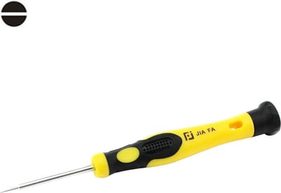 Let op type!! JIAFA JF-611-1.5 Slot 1.5 Mobile Phone Repair Screwdriver (Yellow)