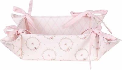 Clayre & Eef Broodmand 35x35x8 cm Roze Katoen Konijn