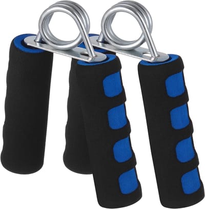 Handtrainers voor Volwassenen en Kinderen - Handspiertrainer en Vinger Dumbbell voor Fitness en Muzikanten (Blauw)
