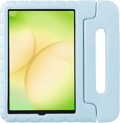 Hoes - Geschikt voor Samsung Galaxy Tab A11 - Kinderhoes Shockproof Bumper - Kidsproof Case - Tablet Hoesje - Kinder Hoesje Cover - Sky