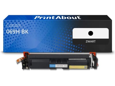 PrintAbout huismerk Toner 069H BK Zwart Hoge capaciteit Geschikt voor Canon