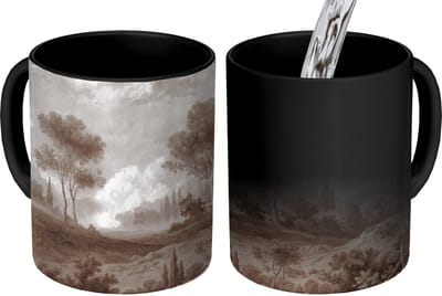 Magische Mok - Foto op Warmte Mokken - Koffiemok - Klassiek - Landschap - Neutraal - Magic Mok - Beker - 350 ML - Theemok