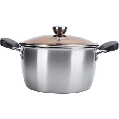 20cm Composiet Staal Verdikte Melk Soep Pan voor Koken Baby Supplement Voedsel Keuken Kookgerei