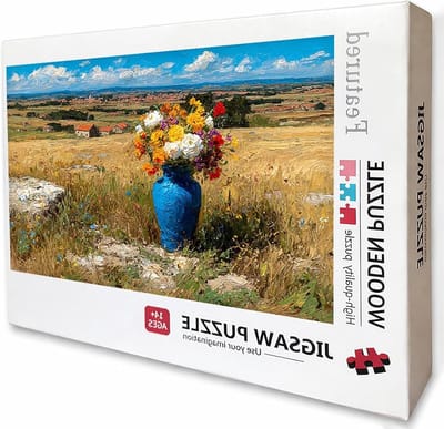 Houten Puzzel - Legpuzzel Volwassenen - Ontspannende Tijd - Achterkant Met Letters - 2000 Stukjes 99x70cm - Gekleurd