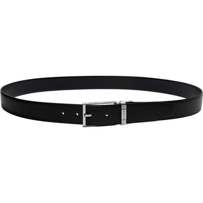 Boss Heren Giaco Leren Riem (Zwart)