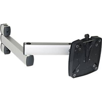 Treston QuatreX LCD flatscreen zwenkarm MA, ESD geleidend, tot 10 kg, B 425 x D 100 x H 130 mm, lichtgrijs RAL 7035