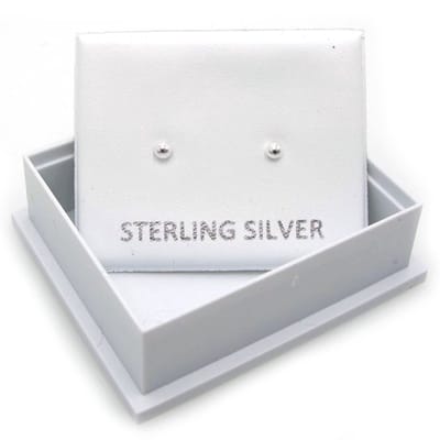 Zilveren oorknopjes oorstekers met een 2mm minimalistisch bolletje rondje 925 silver