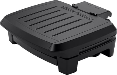 Contactgrill - Elektrische grill - Snel koken - Volledig onderdompelbaar - Compact formaat - Zwart/grijs