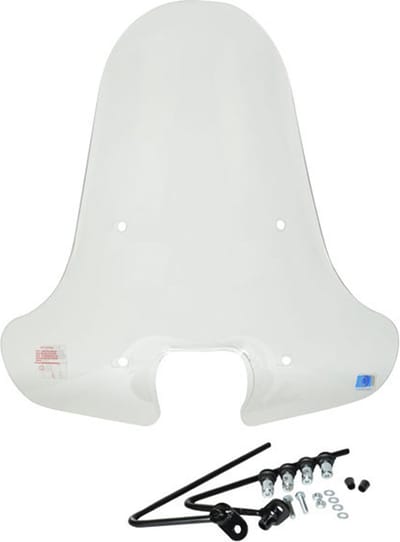 Windscherm Hoog Helder (70cm) Agm SP 50 / China Model Zip / Btc Streetline Inclusief Beugelset