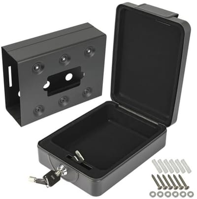 Schroefkast geldcassette voor campers en boten - Veilige opbergruimte 20 x 15,5 x 7 cm