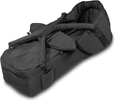 Draagzak Voetenzak - Baby Nest - Comfortabel Vervoer - 2-In-1 Ontwerp - 75 cm - Zwart