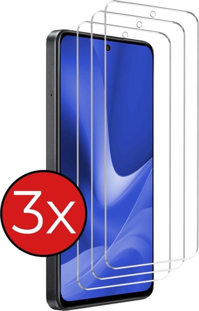 Screenprotector - 3 Stuks - Geschikt voor OPPO A79 - Extra Sterk - Beschermglas - Gehard Glas - Tempered Glass - Screen Protector