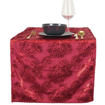 Unique Living | tafelloper sid 45x150cm red