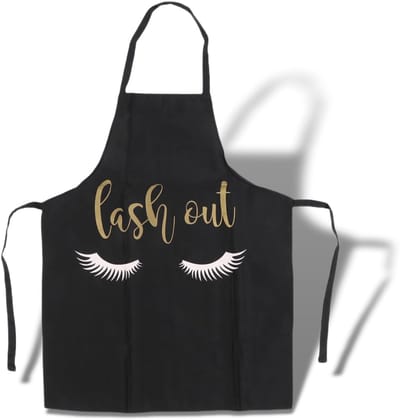 Dailygoods- Schort Verstelbaar - Wimpersalon Schort - Keuken Schort - Kappers Schort - Wasbaar - Polyesterkatoen Zacht - Werkschort