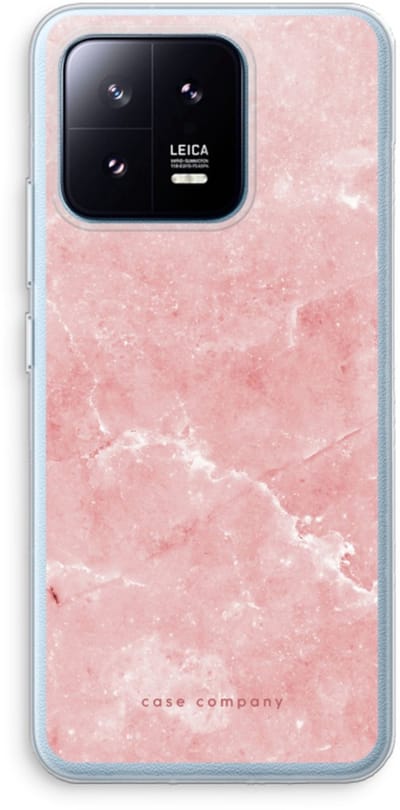 Case Company® - Hoesje geschikt voor Xiaomi 13 Pro hoesje - Roze marmer - Soft Cover Telefoonhoesje - Bescherming aan alle Kanten en Schermrand