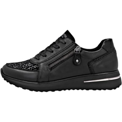 Minato-sneakers met veters en rits