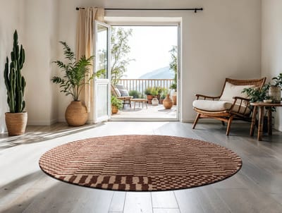 Wasbaar Binnen & Buiten Vloerkleed - 240 x 240 cm - Louis De Poortere Berber Ksar - Laagpolig Tapijt - Gerecycled PET - Made in Belgium - Circulair