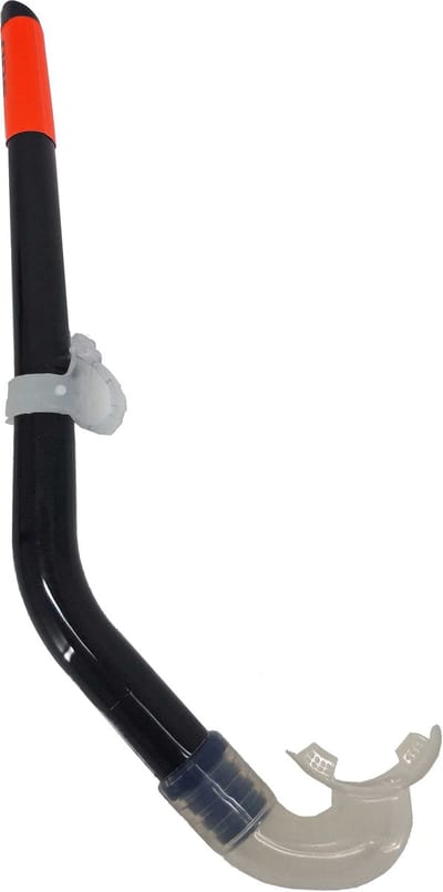 Seac-Sub snorkel zwart silicone mondstuk duikaccessoire volwassenen.