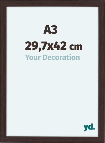 Your Decoration - Fotolijst A3 29,7x42 cm - MDF - Eiken Donker - Como