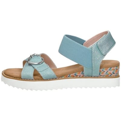Skechers Miss Desert Kiss Hi Meiden Sandalen - Licht blauw - Maat 36