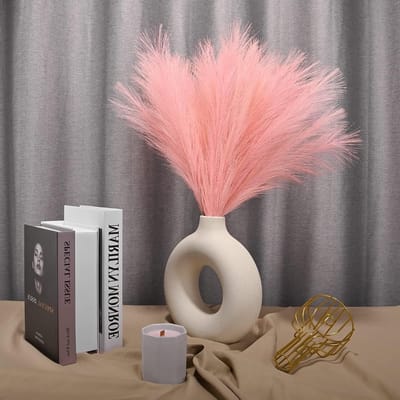 30 Stuks Roze Pampasgras - Kunstmatige Decoratie voor Bohemian Bruiloften, Woonkamers en Droogbloemen