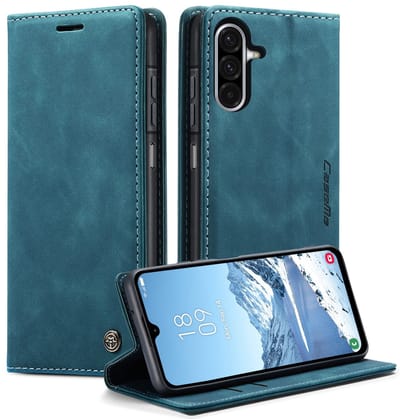 CaseMe Hoesje - Geschikt voor Samsung Galaxy A17 Hoesje - CaseMe 013 Book Case - Blauw
