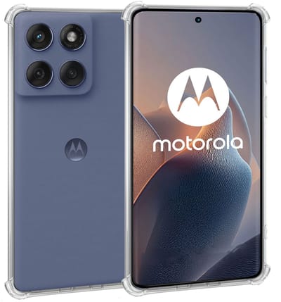 ChiGuard Hoesje Geschikt voor Motorola Edge 60 Fusion Hoesje - Shock Proof Case – Cover Transparant