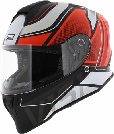 Origine Dinamo integraal helm Galaxi mat zwart rood wit - Maat S