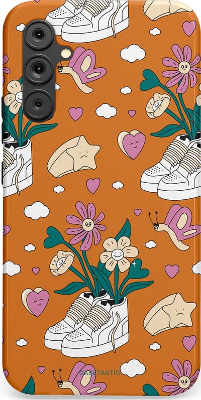 Casetastic Hoesje Geschikt voor Samsung A34 (5G) - Stijlvolle Beschermende Duo-layer Case - Hartentuin