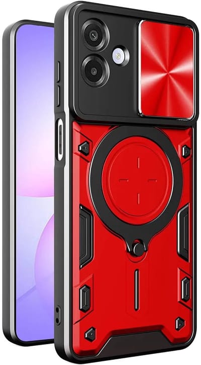 Hoesje geschikt voor Samsung Galaxy A07 4G - Techsuit CamGuard Pro Back Cover - Rood