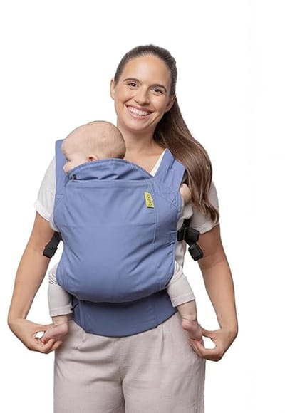 Boba Classic 4GS Babydraagzak - Ergonomisch en Verstelbaar - Geschikt voor Pasgeborene tot Peuter (3-20 kg) - Kleur Vintage Navy