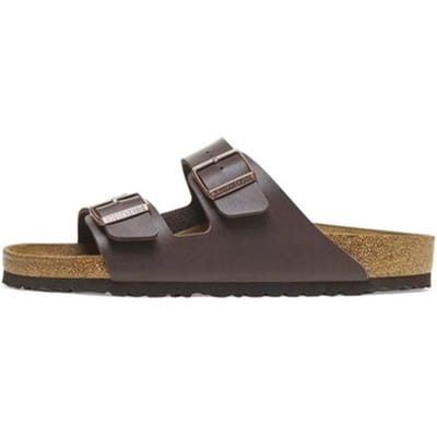 Teenslippers BIRKENSTOCK Sandales Arizona Sfb cuir naturel