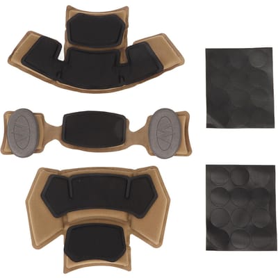 Système de doublure de casque de combat Coussinet éponge à mémoire interne Tapis de protection Accessoires de coussinet de casque Soil Color