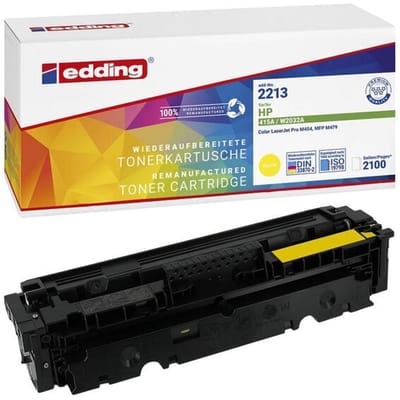 Edding Toner vervangt HP (W2032A) Gelb Compatibel Geel 2100 bladzijden EDD-2213 18-2213