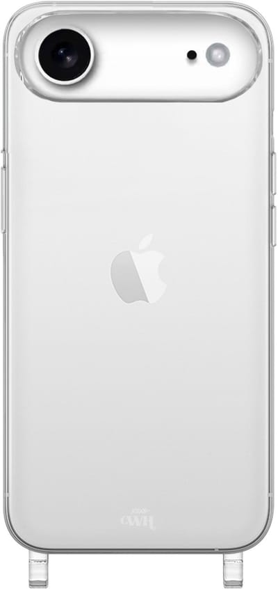 xoxo Wildhearts siliconen hoesje geschikt voor iPhone 17 Air hoesje - Hoesje zonder koord - Shockproof case - Telefoonhoesje geschikt voor telefoonkoord - Transparant