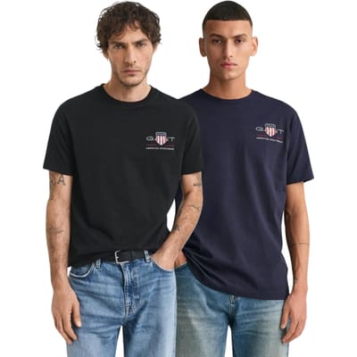 Gant | 2-Pack Heren Gembrode Archive Shield T-Shirt