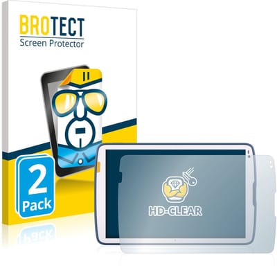 BROTECT - Screenprotector voor Zebra ET40 10.1" - Folie Beschermfolie transparant 2 Stuks