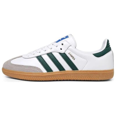 adidas Samba OG Wit Collegiate Groen Gum Unisex Sneakers Wolk-Wit IE3437 39⅓