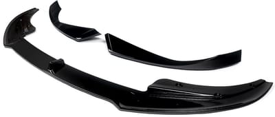 Voorbumper Lip Spoiler Noviq - Gloss Zwart - Voor BMW 4 Serie G22/G23 M Sport (2021-2023) - Auto Accessoires