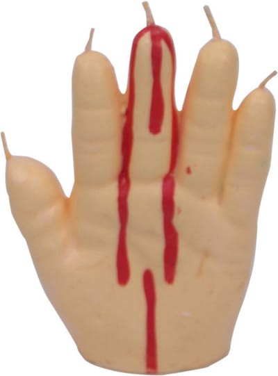 ESPA - kaars met bloedend hand