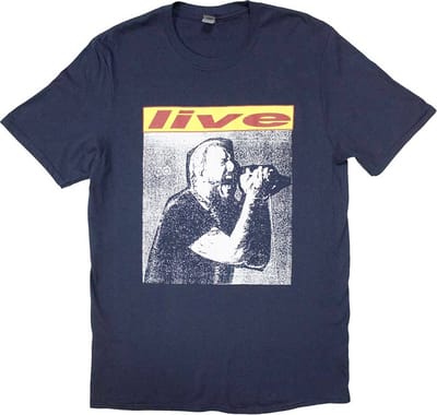 Post Malone - Live In Concert Heren T-shirt - S - Blauw