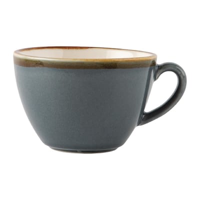Olympia Kiln Cappuccino Kop Blauw 34cl ( Set van 6 )
