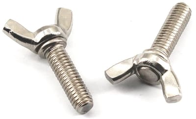 Dailygoods- Vlindermoeren Set 20 Stuks - M6x45 Bouten - 304 Roestvrij Staal - Duurzaam - Corrosiebestendig - Eenvoudig te Installeren - Moeren