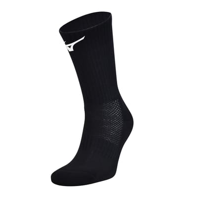 Mizuno Unisex Volwassen Bemanningsleden Sokken (Pakket van 3) (Zwart)