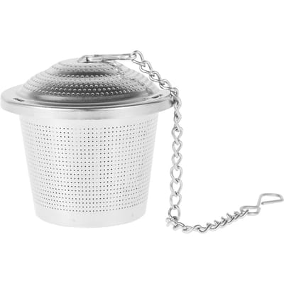 Infuseur à thé avec chaîne et crochet Filtre à thé de qualité supérieure Tamis à thé à mailles ultra fines Passoire à thé multifonctionnelle de qualité alimentaire