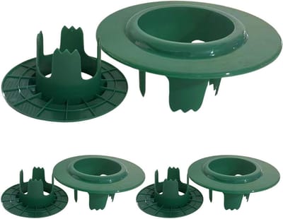 Sproeier Beschermkap - Irrigatie Afdekking - Gazon Onderhoud - Verstelbare Diepte - 18.8 x 17.9 x 17.5 cm - Groen