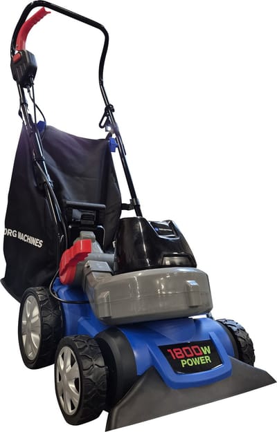 Borg CXD1800 Bladzuiger 3 in 1 - Bladblazer op wielen - Bladverzamelaar - Incl. Verhakselfunctie - 1800 Watt - 270 km/h