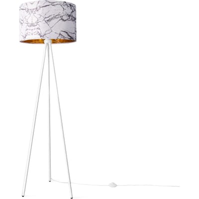 Vloerlamp Rica witgoud
