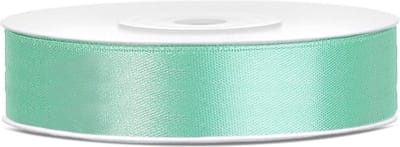 Luxe sierlint of cadeaulint - mintgroen - 12 mm x 25 meter - satijn - Hobby - Decoraties - Inpakken