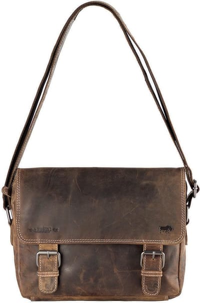 Leren Heren Schoudertas Donkerbruin – Dames Schoudertas Donkerbruin Leer – Donkerbruine Leren Crossbody Tas